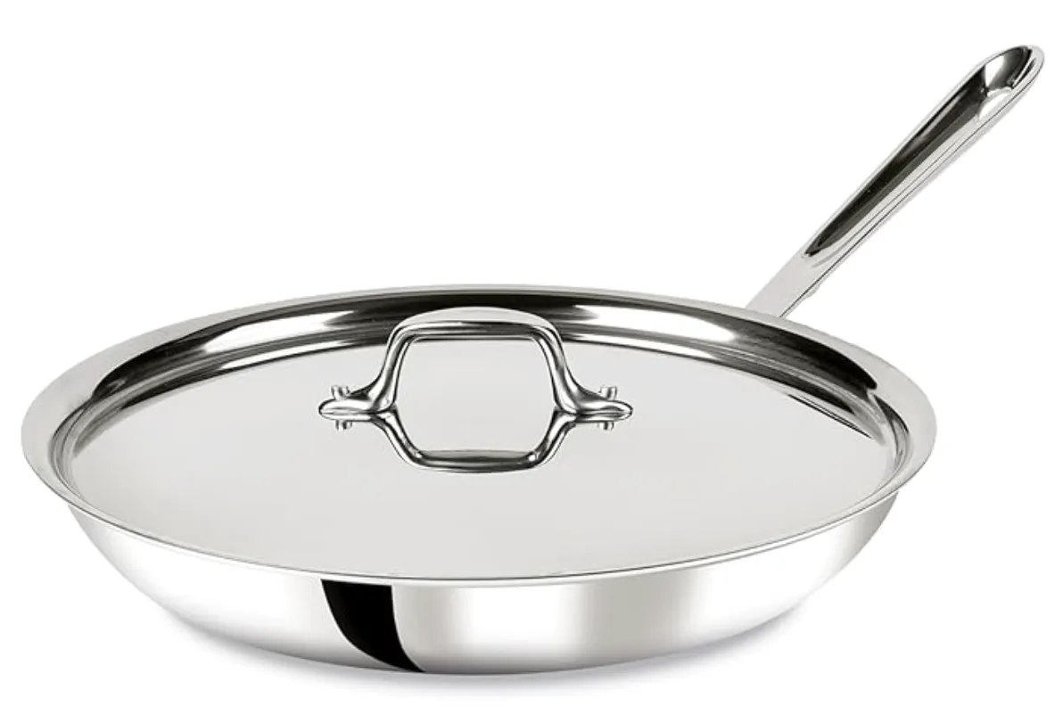 All-Clad Sartén D3 (3 Capas) Acero Inoxidable con Tapa - 30 cm