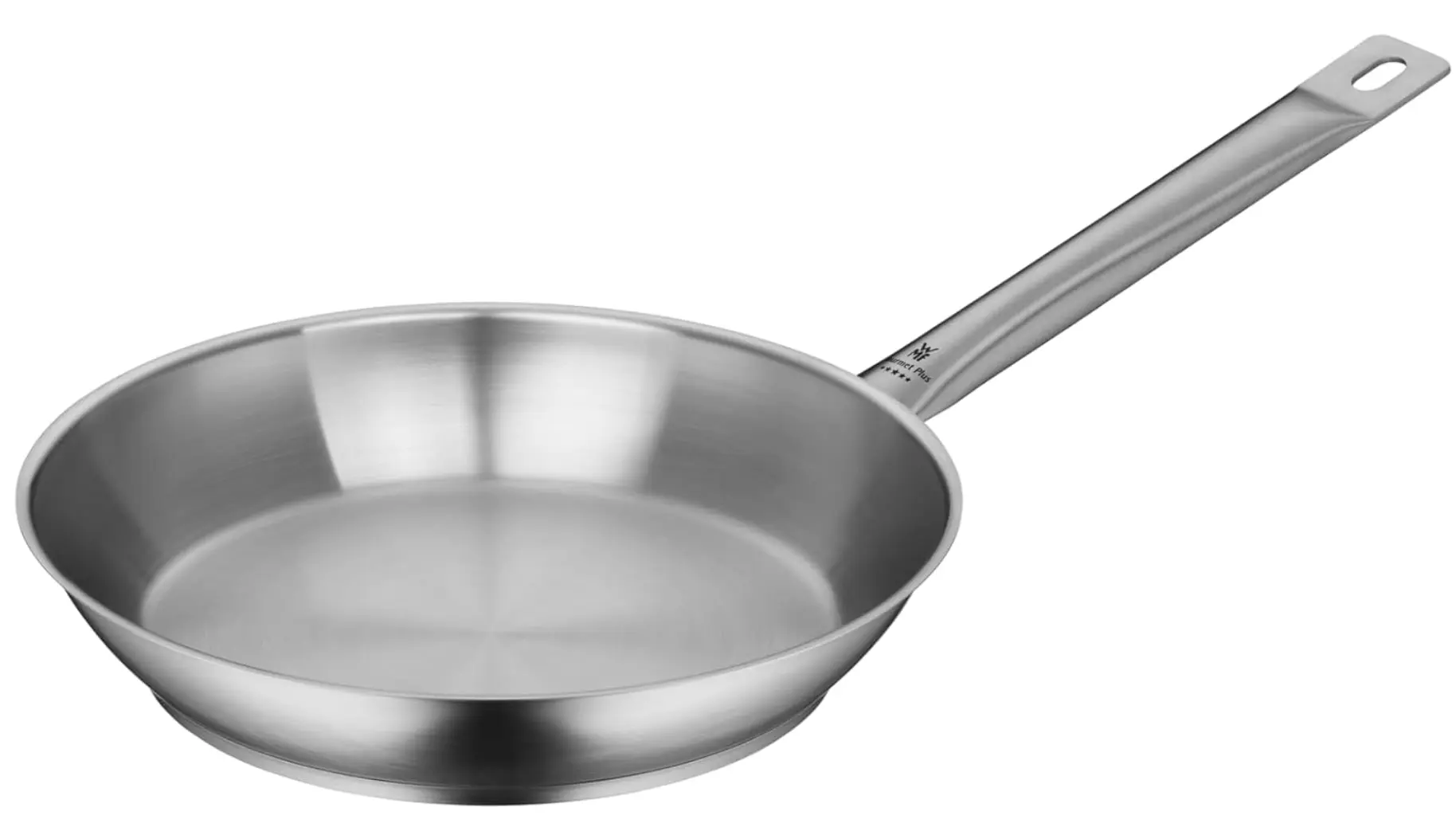 WMF Gourmet Plus - Sartén de Acero Inoxidable Cromargan Sin Recubrimiento