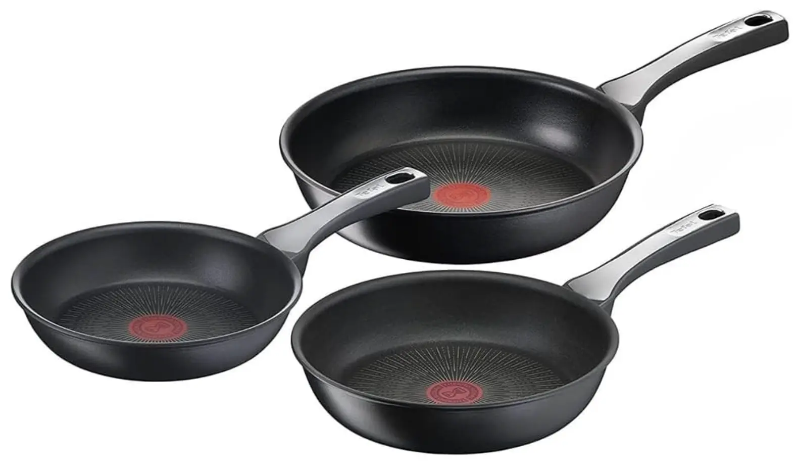 Tefal Unlimited On - Juego de 3 Sartenes 20/24/28 cm