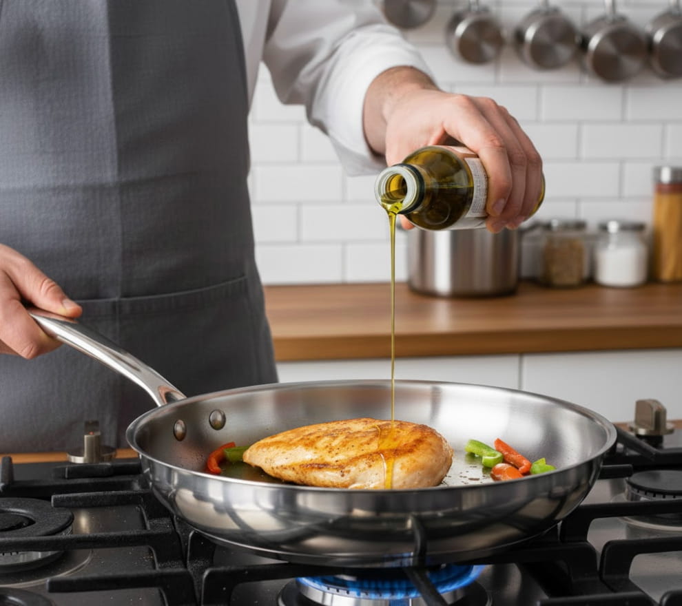 Cómo Usar una Sartén de Acero Inoxidable sin que se Pegue: Guía Completa 2025