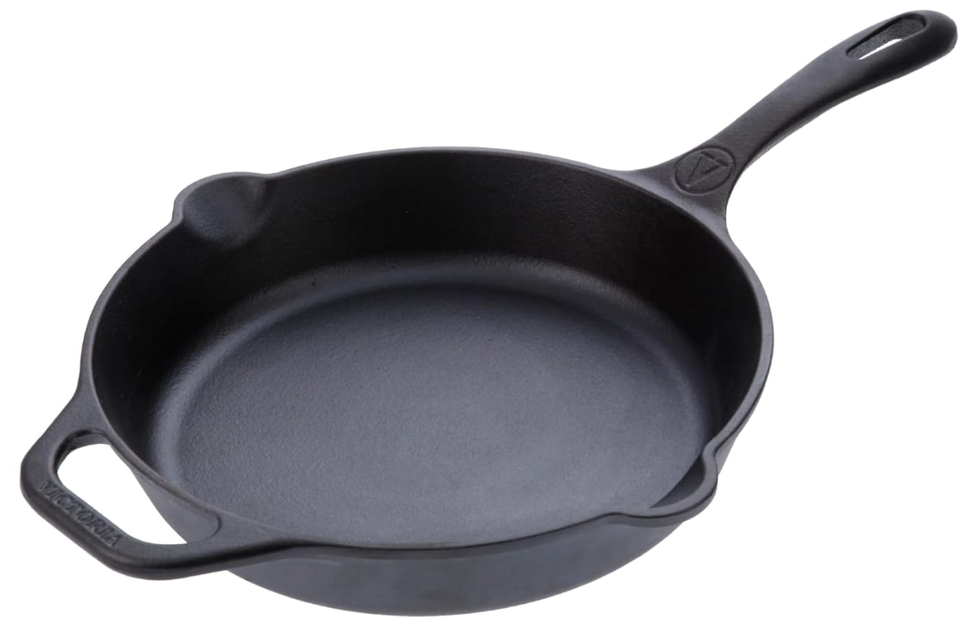 Sartén de Hierro Fundido Curado (Linaza) - Victoria 30 cm