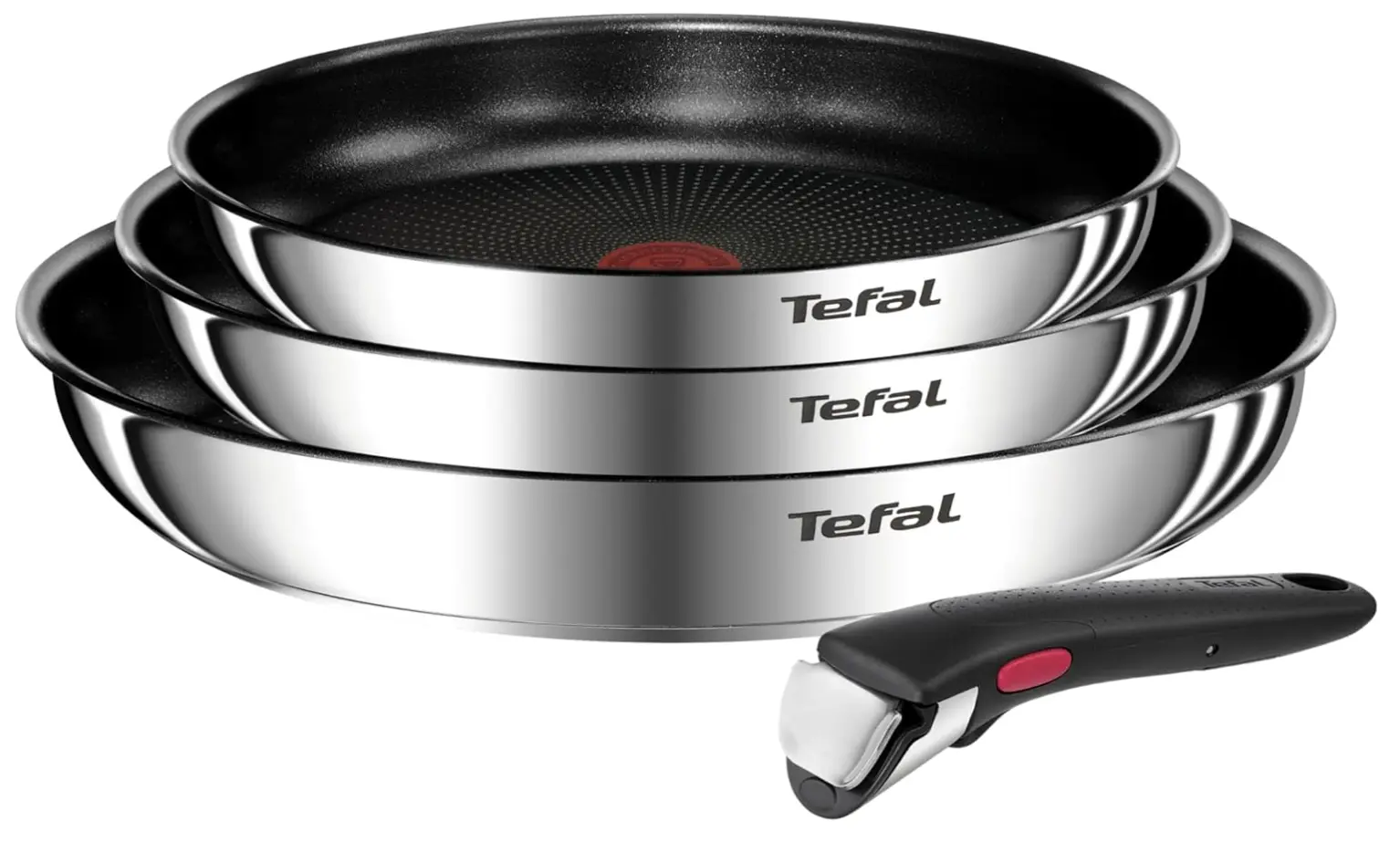Tefal Ingenio Emotion - Juego de 3 Sartenes 22/24/28 cm + Mango Extraíble
